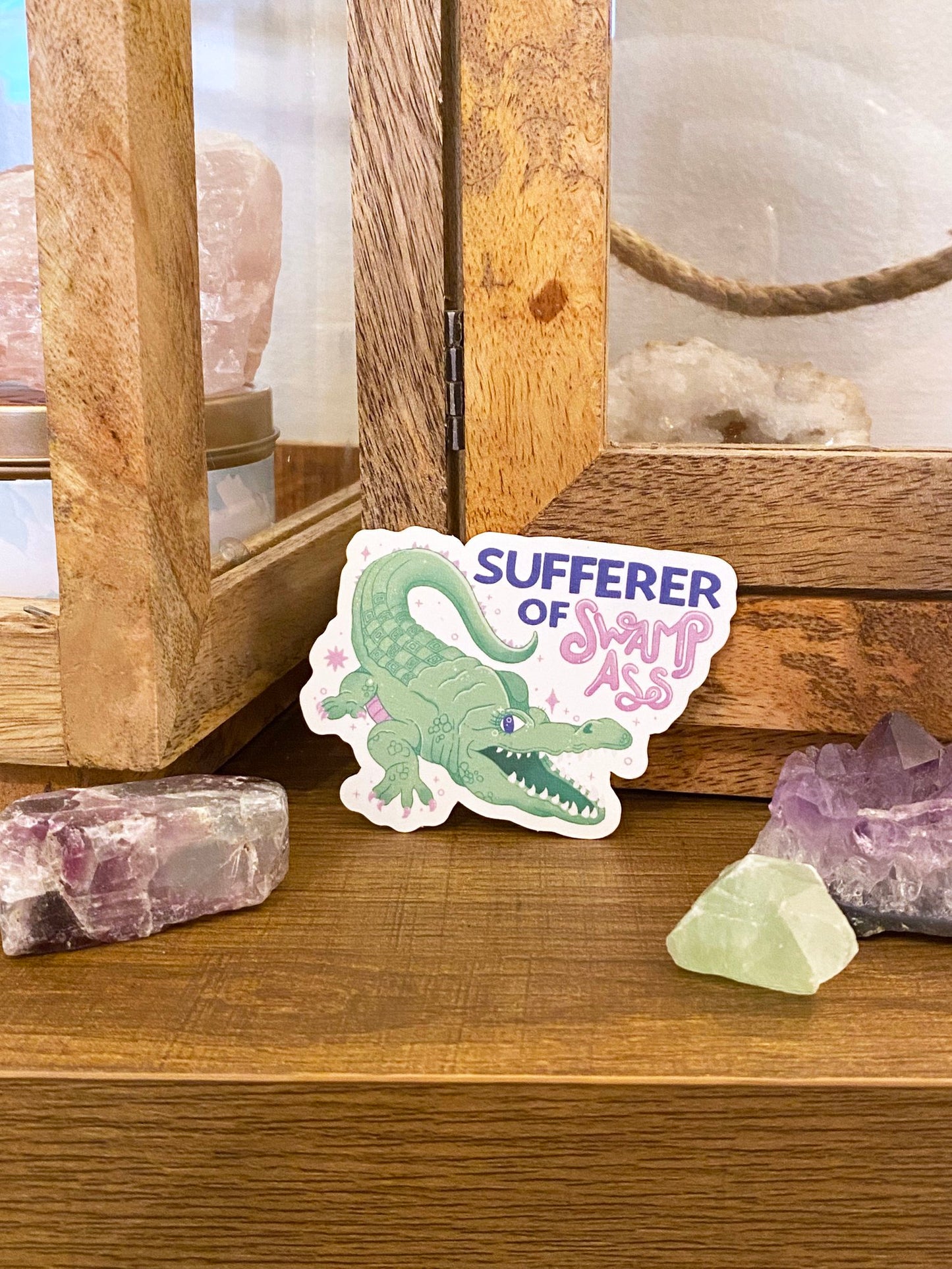 sufferer of swamp ass sticker