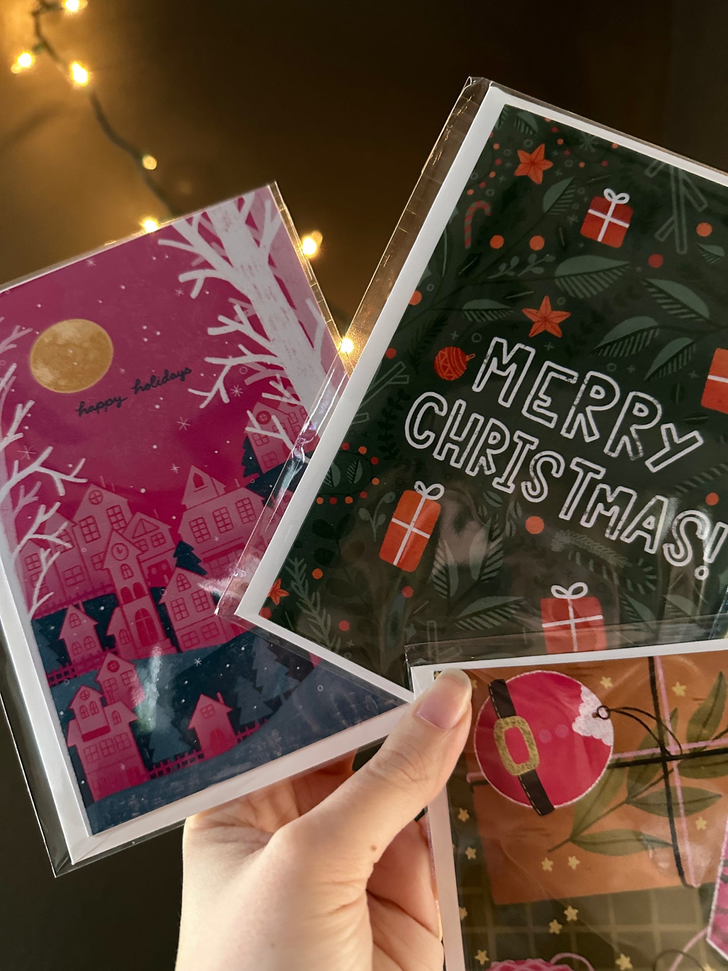 merry christmas greeting card - A2 5x5 x 4 in