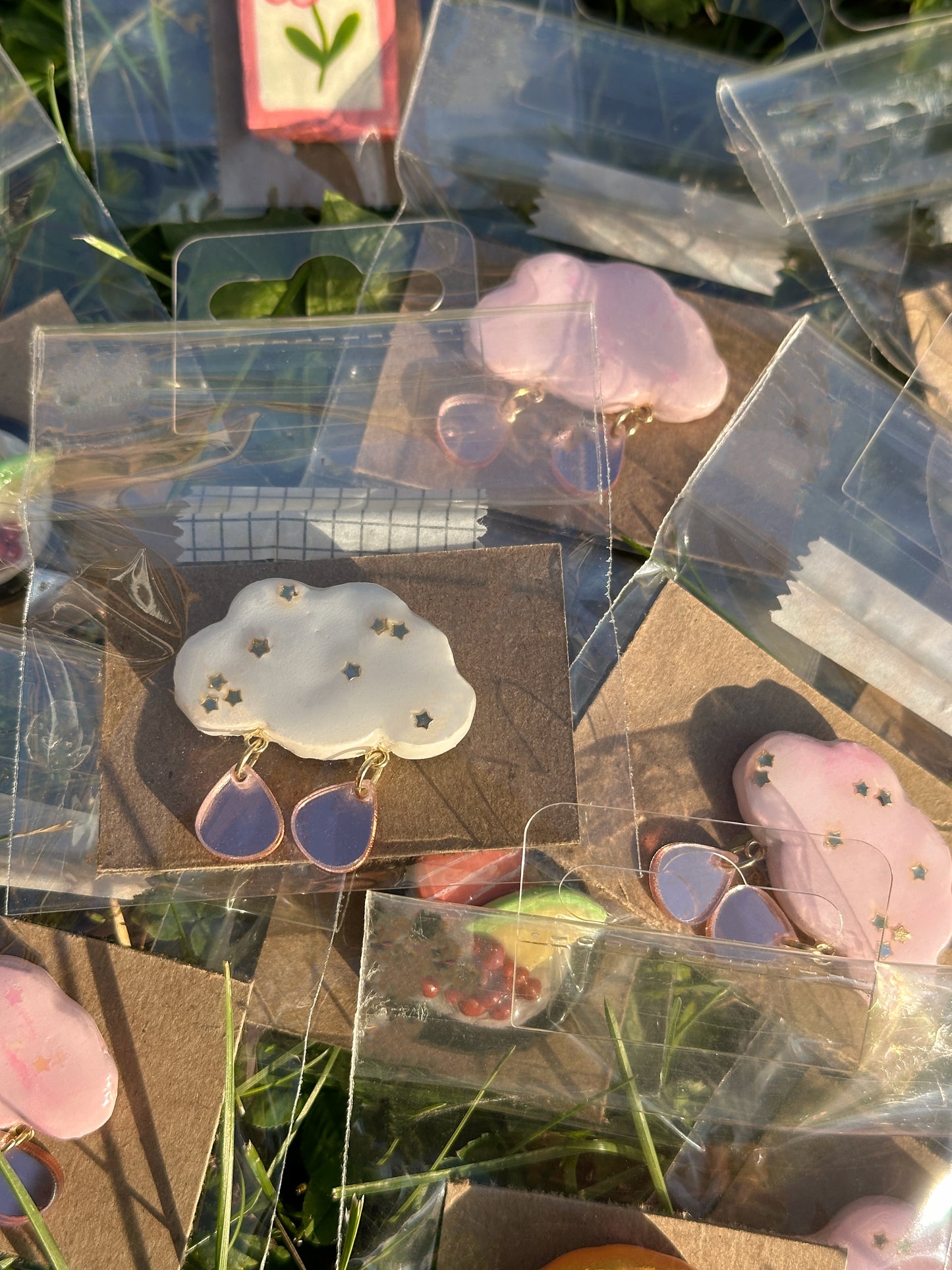 surprise handmade clay fridge magnet