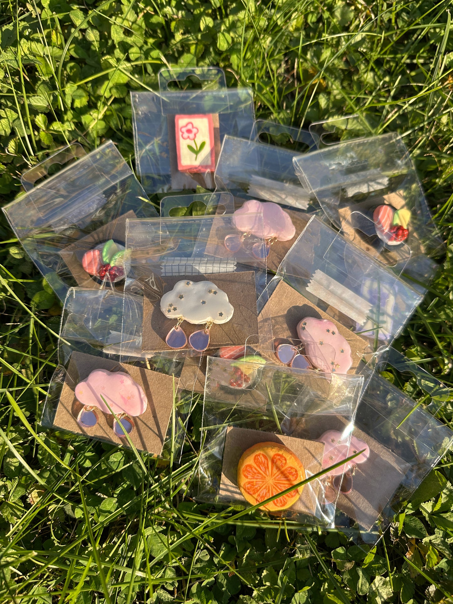 surprise handmade clay fridge magnet