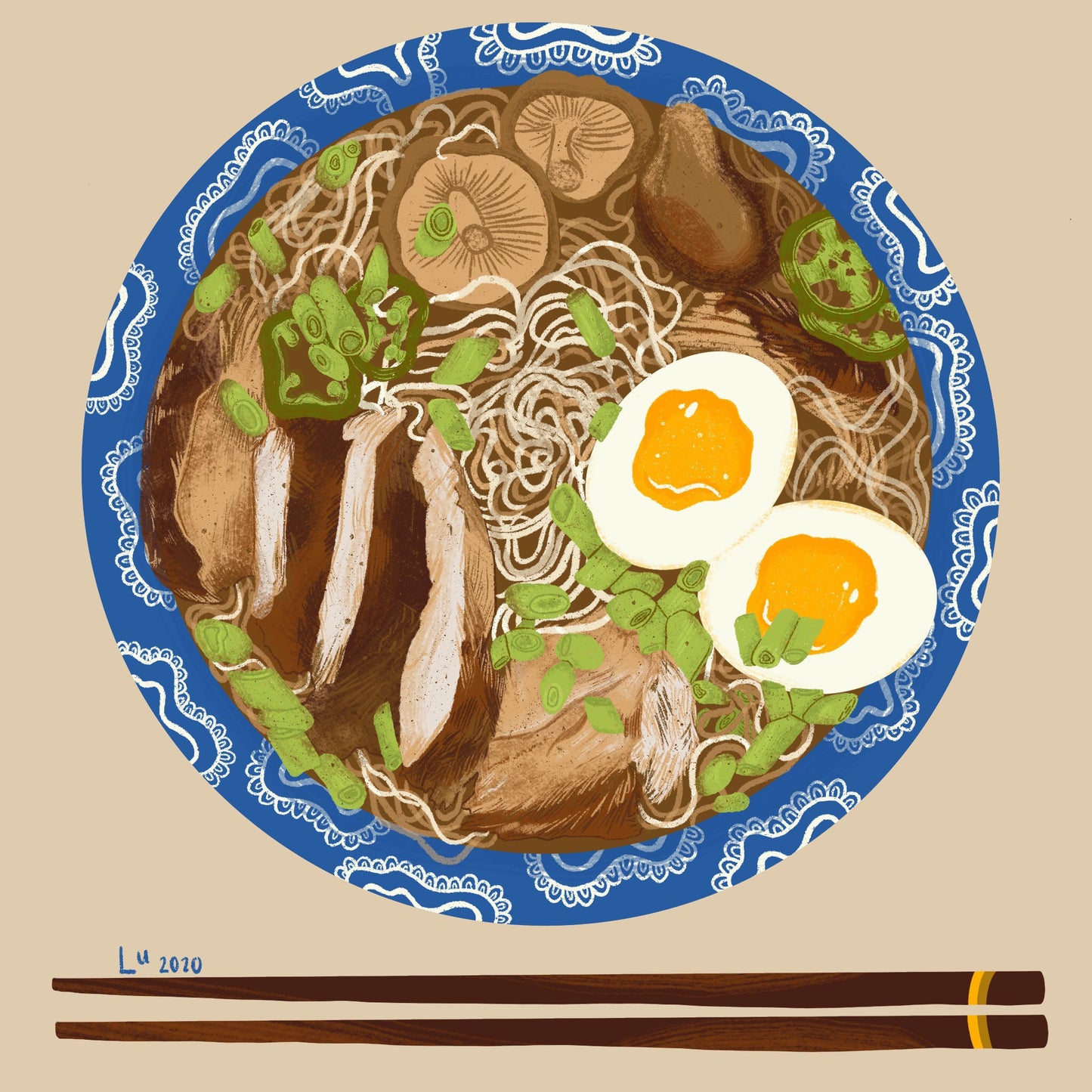 ramen bowl sticker