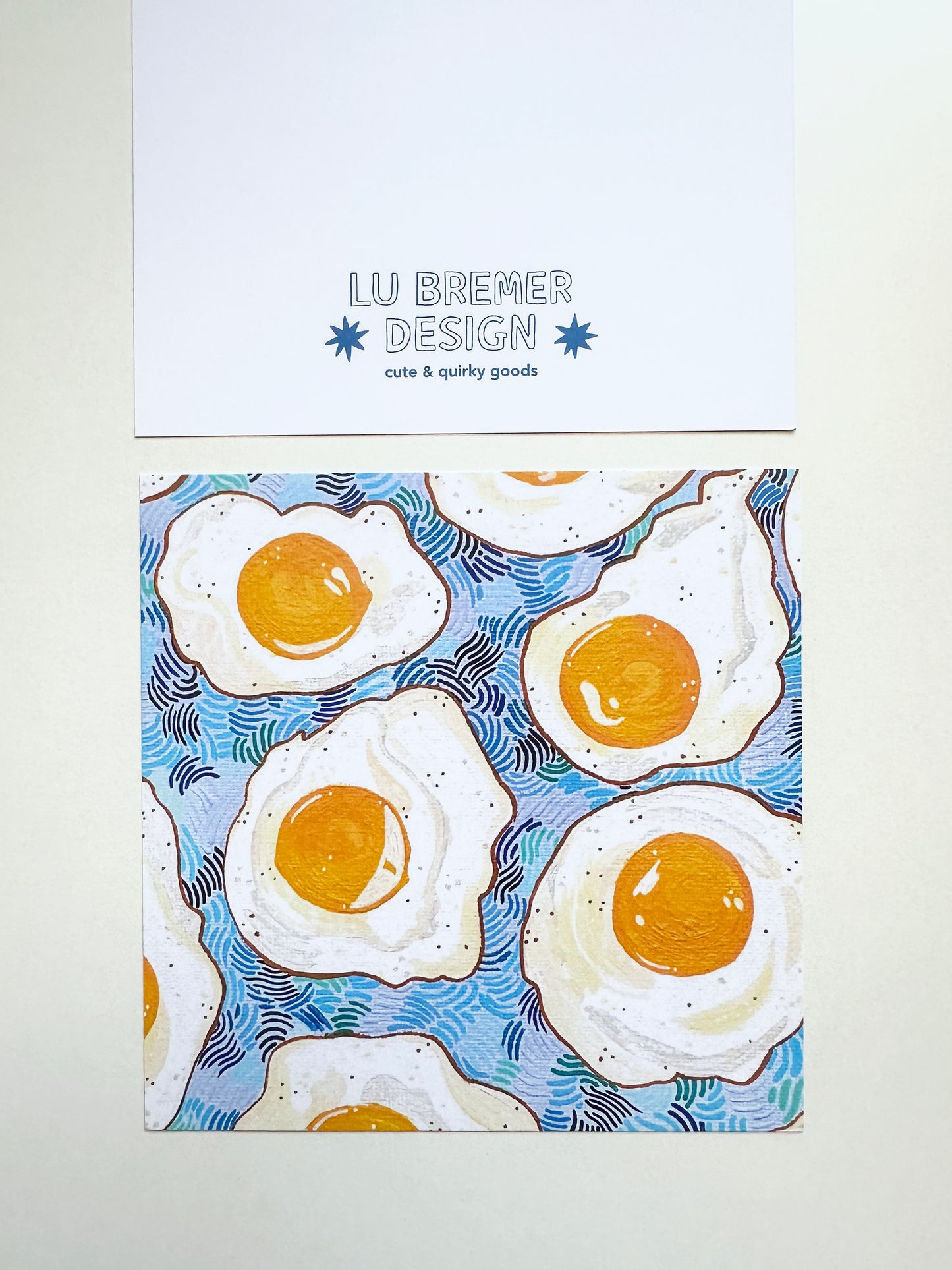 eggs square mini art print - 5x5