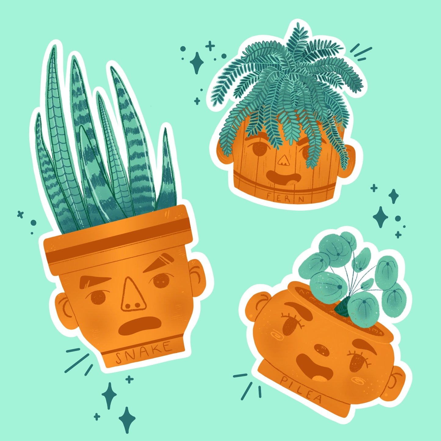 plant pack sticker pack - series 1
