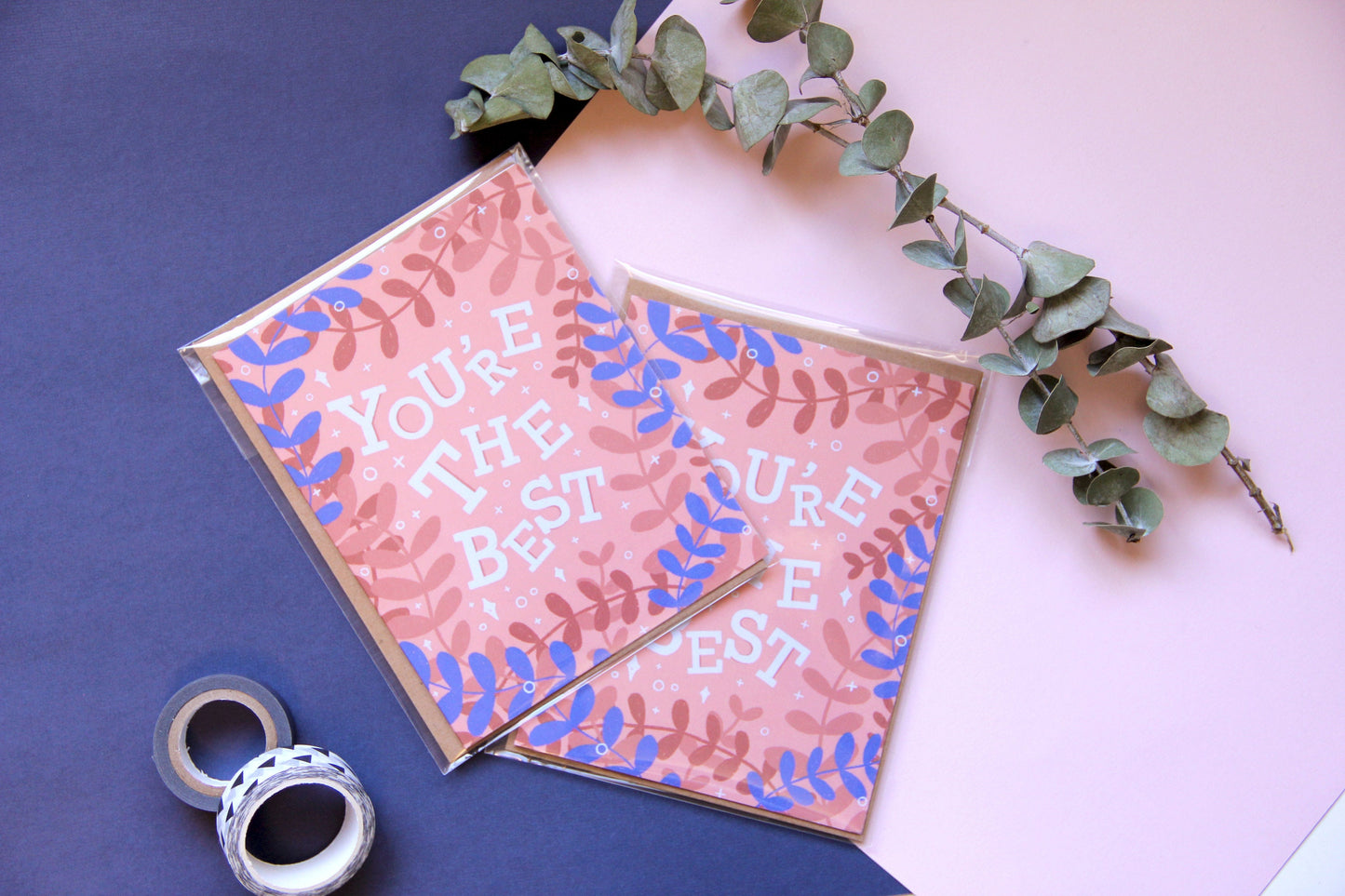 you're the best greeting card - A2 5.5x4 inches