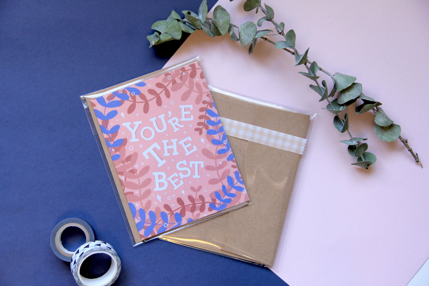 you're the best greeting card - A2 5.5x4 inches