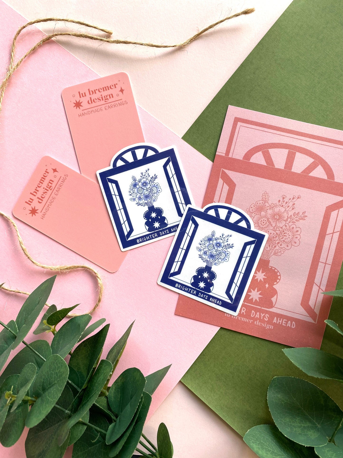 brighter days ahead clear sticker