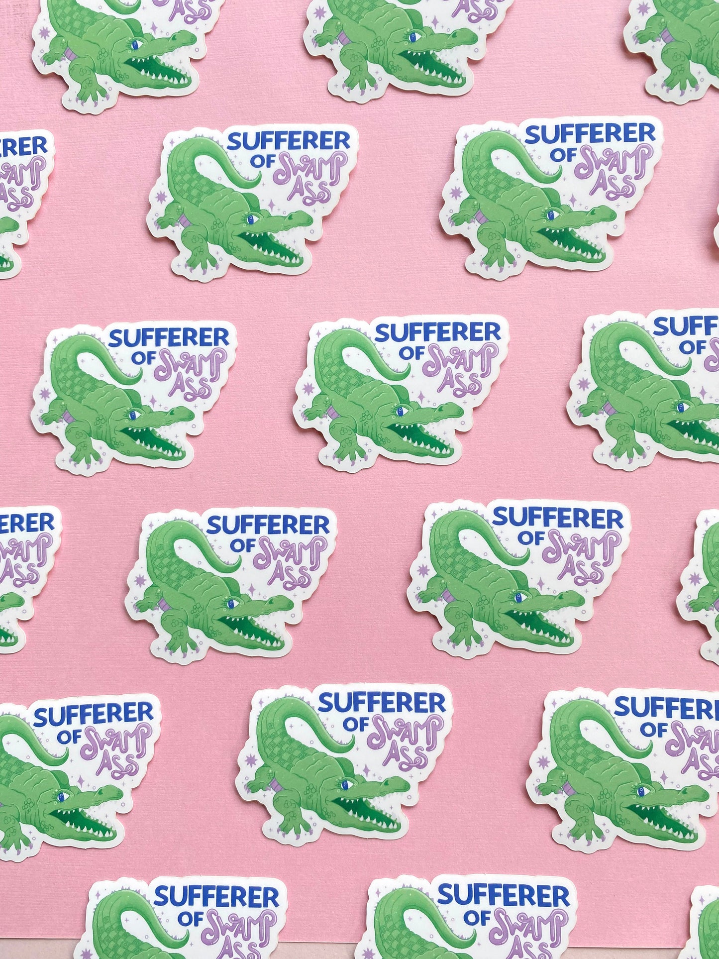 sufferer of swamp ass sticker