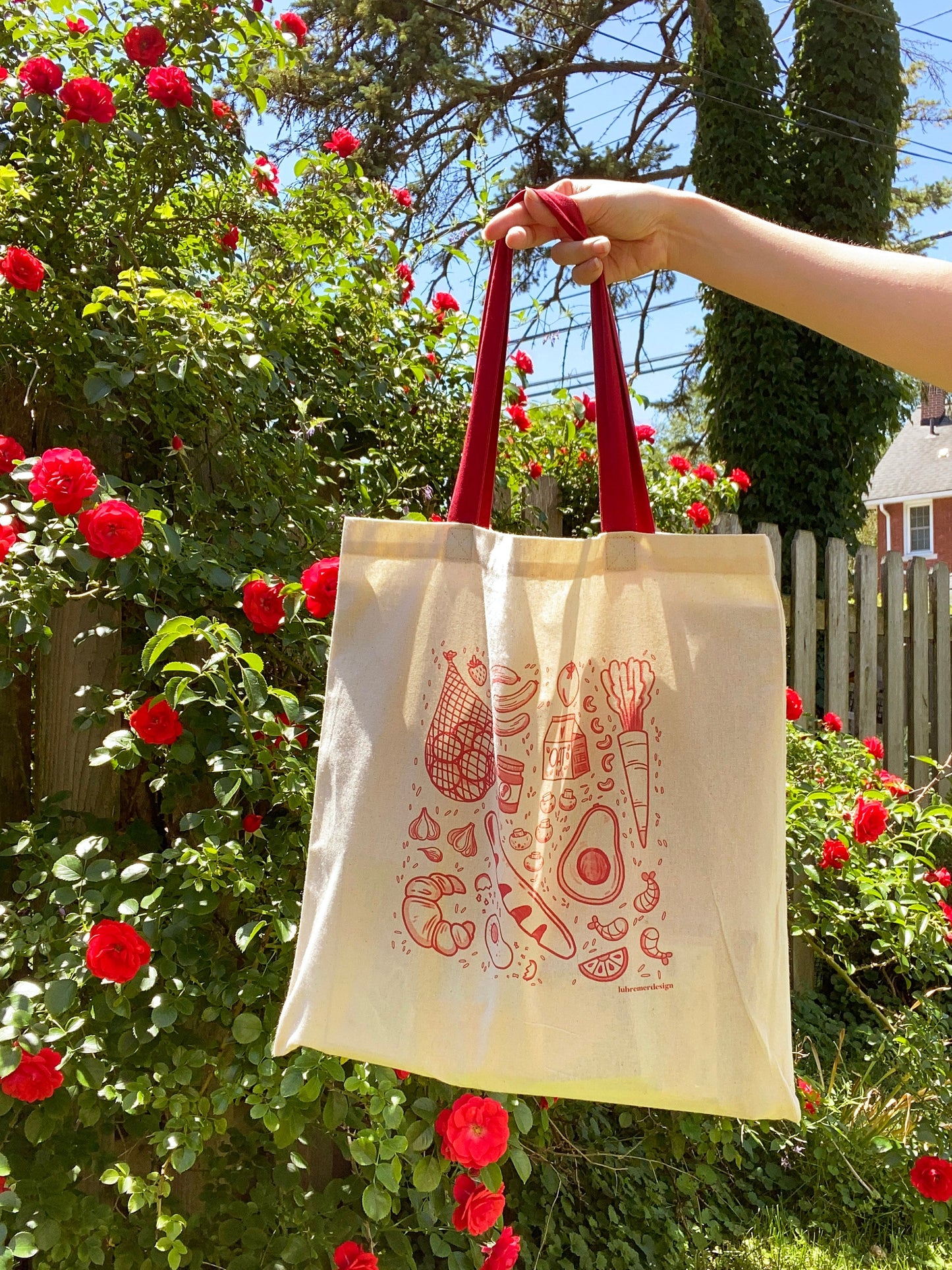 grocery buddy tote bag