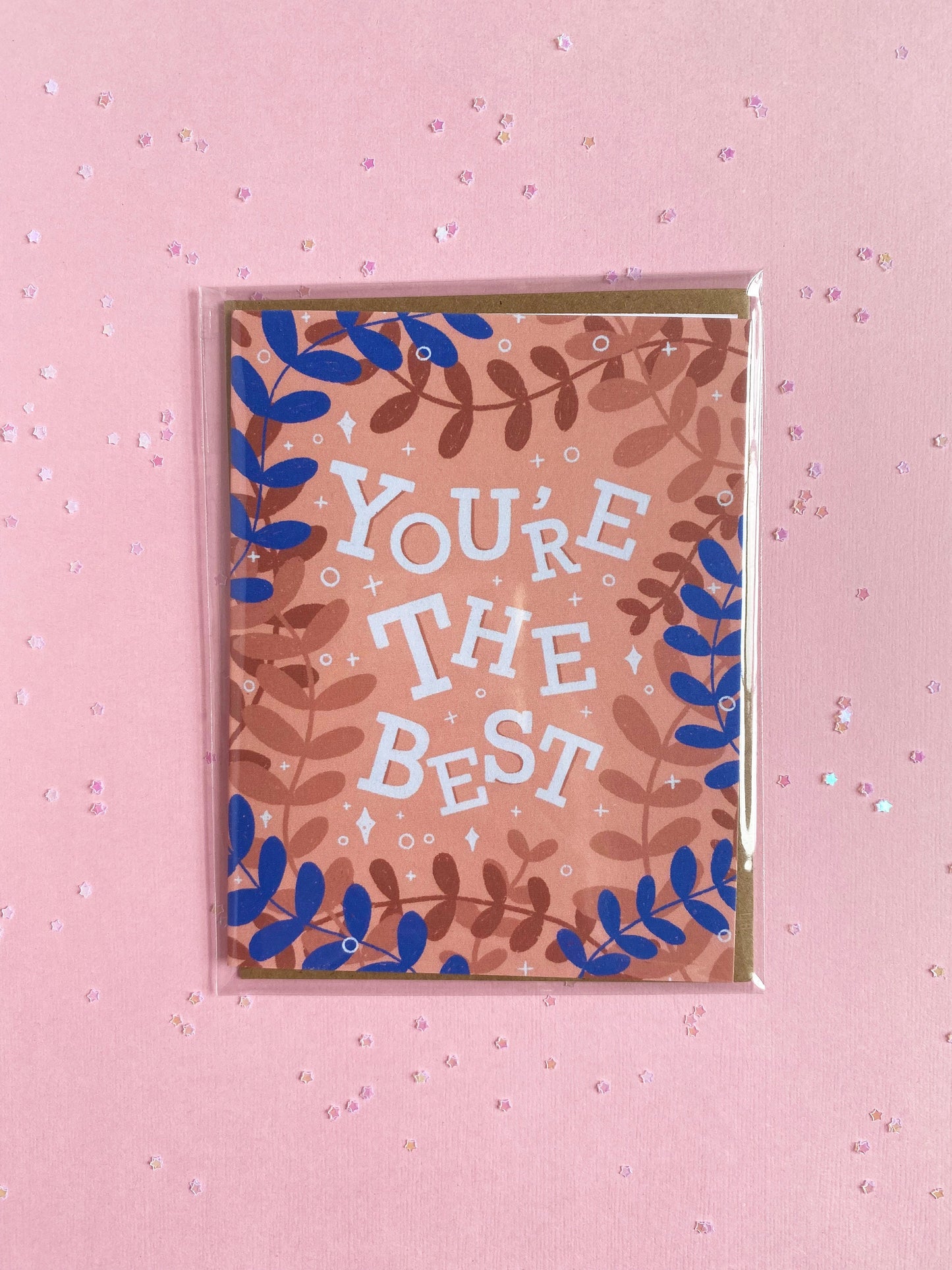 you're the best greeting card - A2 5.5x4 inches