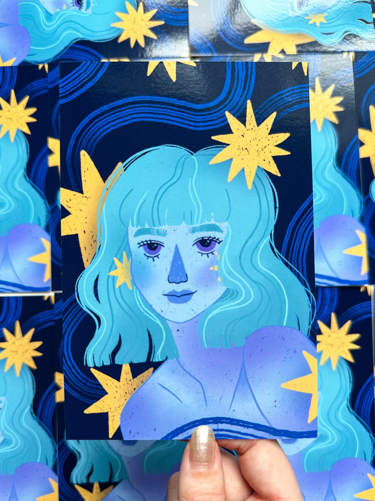 daydreamer mini art print - 4x6 postcard size