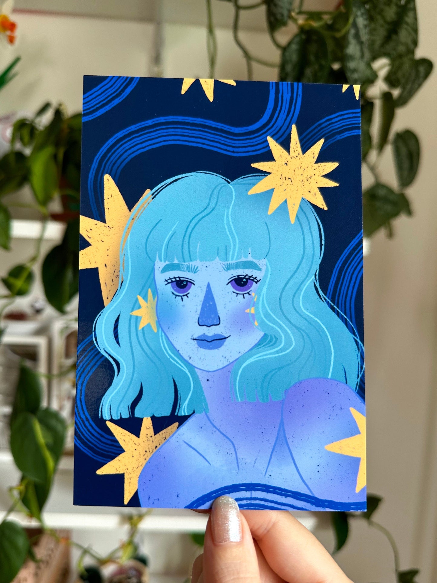 daydreamer mini art print - 4x6 postcard size