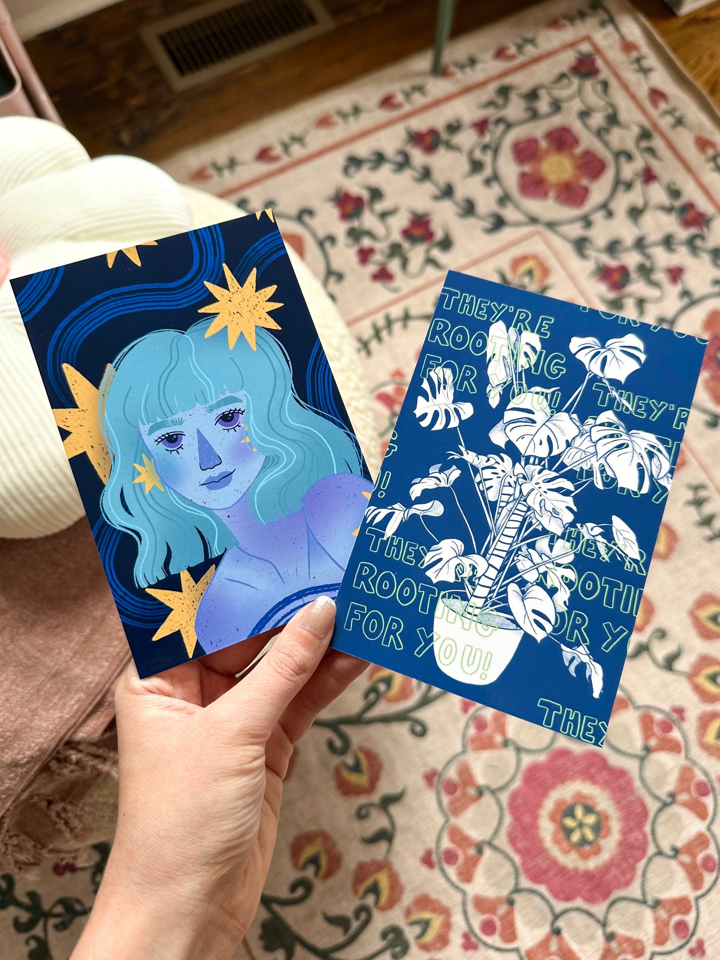 daydreamer mini art print - 4x6 postcard size