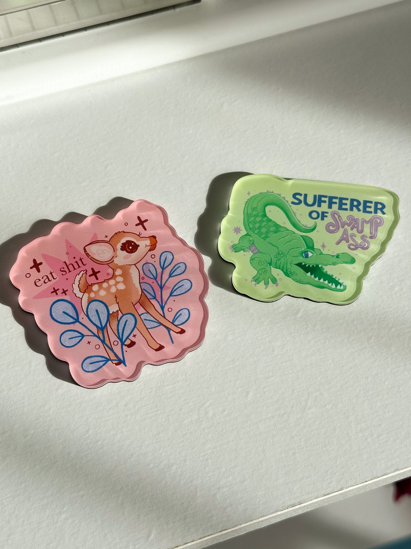 sufferer of swamp ass fridge magnet