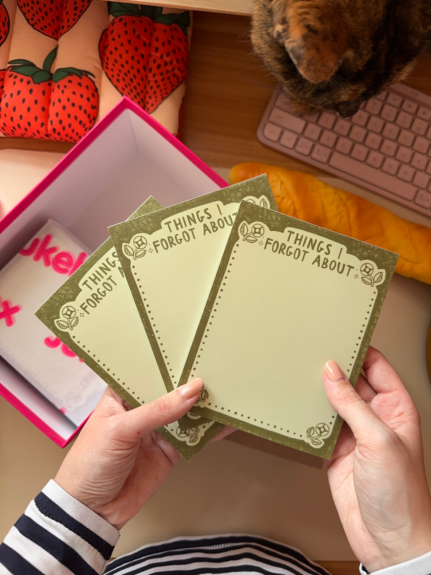 things i forgot about to-do list notepad